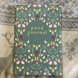 Food Journal - Green Floral Pattern